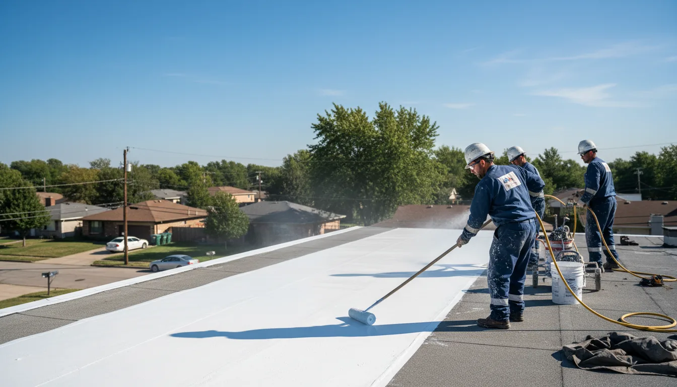 Commercial roof coating in Harvey, IA near me